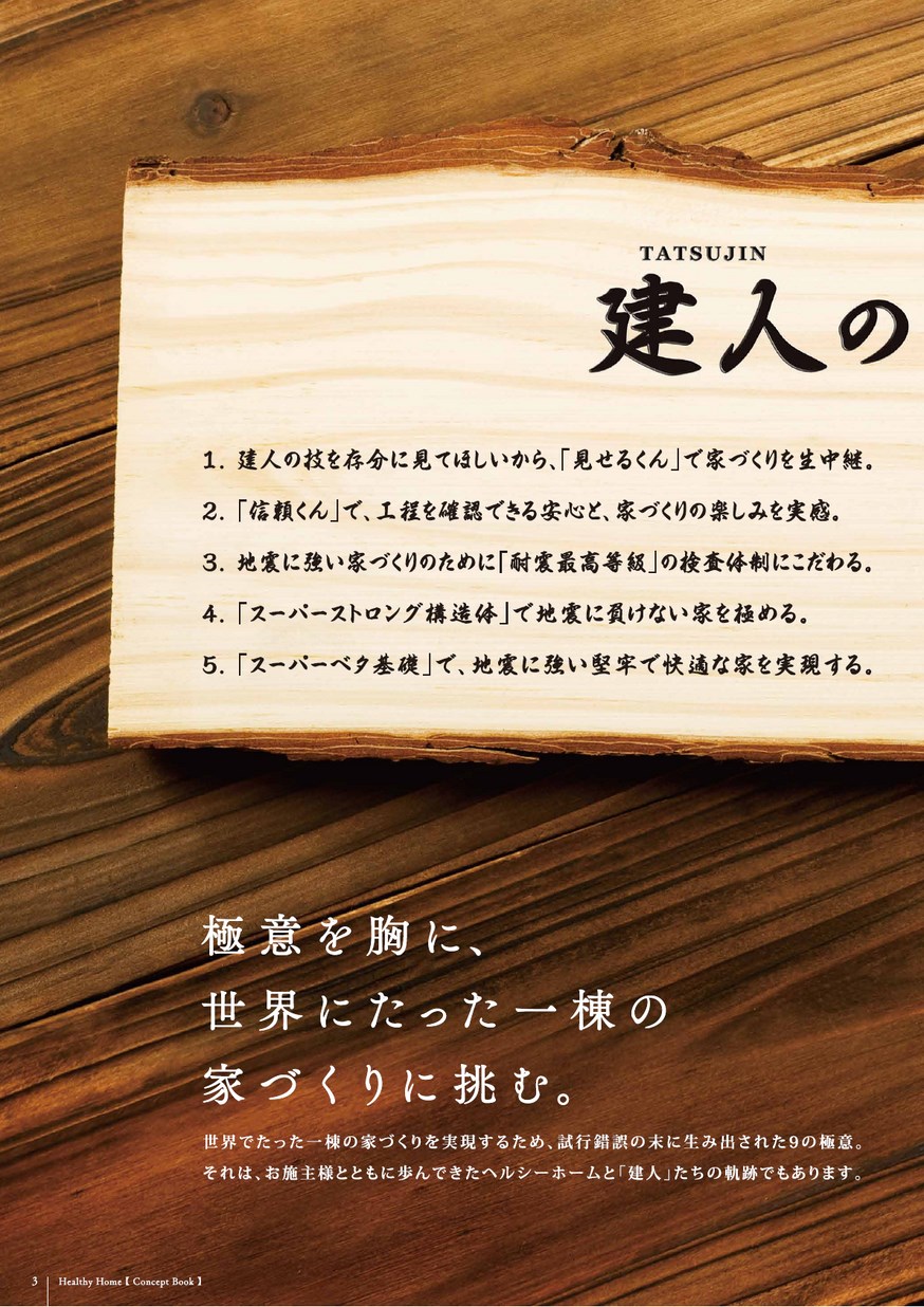 ヘルシーホーム 達人パンフレット