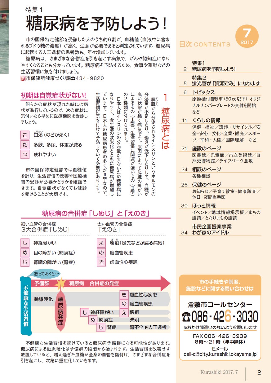 広報くらしき 17年7月号