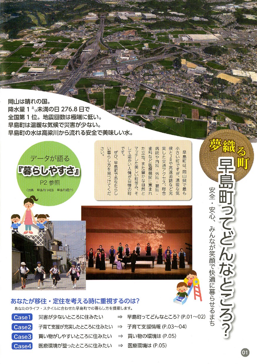 早島町 ～やさしさと希望にみちたまち 早島～