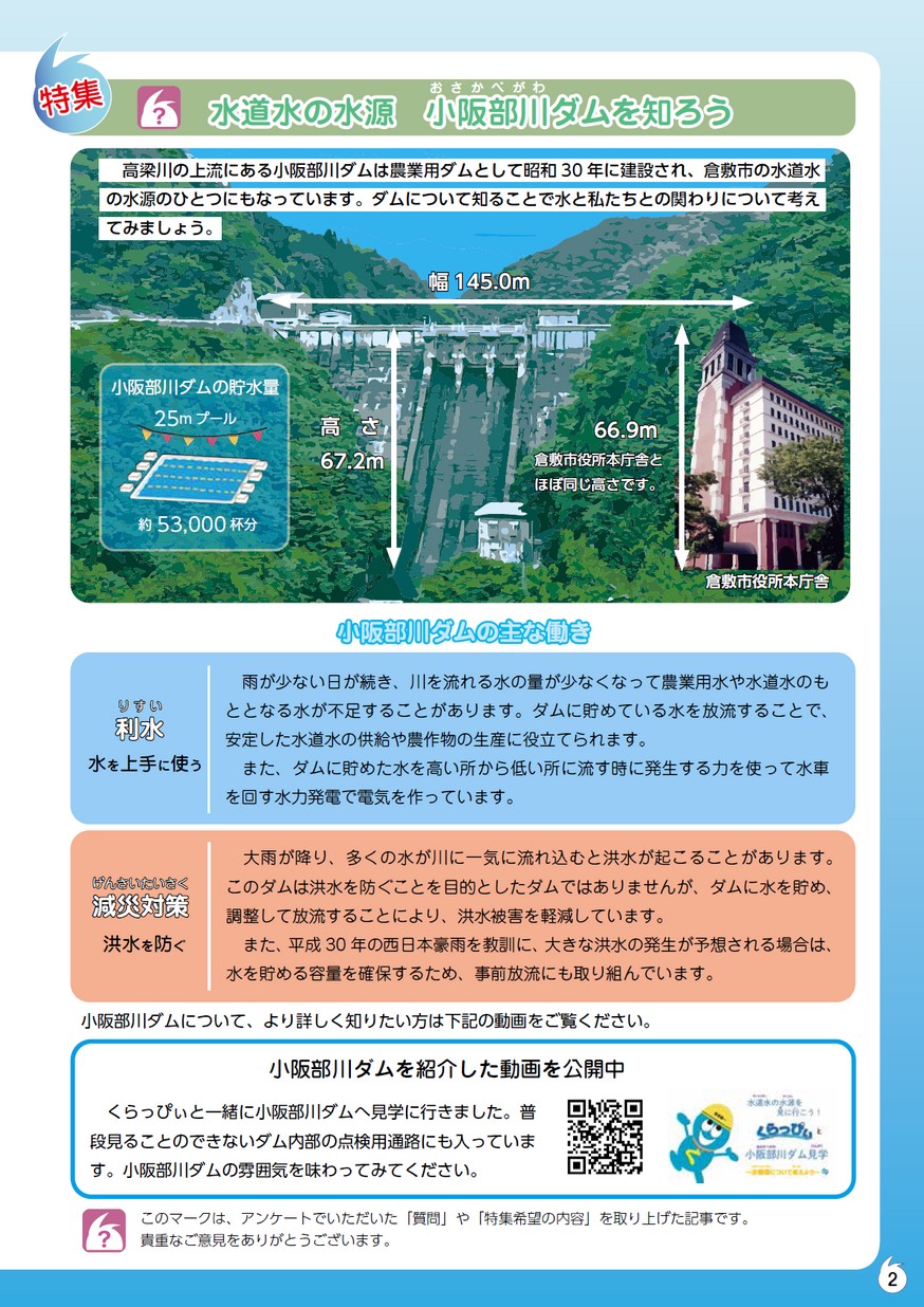 倉敷市水道局／広報くらっぴぃ81号